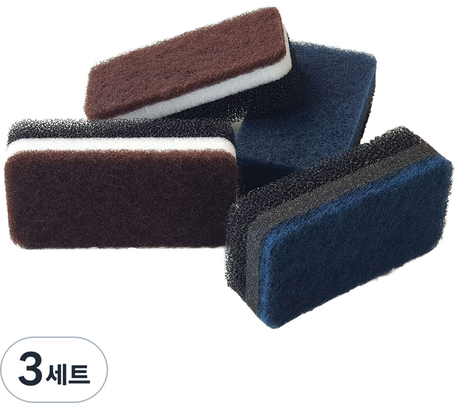 지스페로 브엔 수세미 4종 세트, 3세트