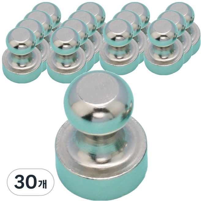 공감 story 자석후크 12mm, 실버, 30개