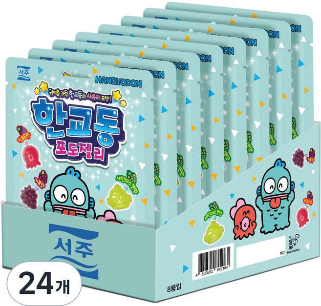 서주 한교동 포도젤리, 24개, 42g