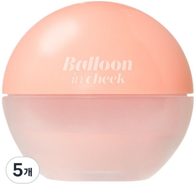 에뛰드 벌룬 인 치크 블러셔 6g, 조이코랄, 5개