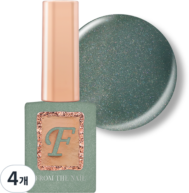 프롬더네일 GLITTER 젤네일, 10g, FU43, 4개
