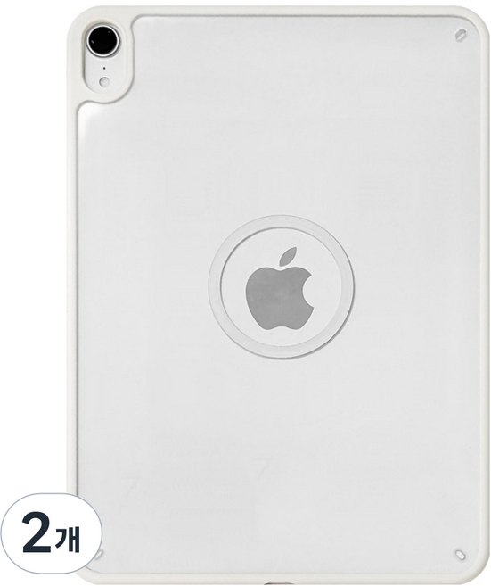 태블리스 맥세이프 호환 투명 맥프 케이스 IT-37, 아이보리, 2개