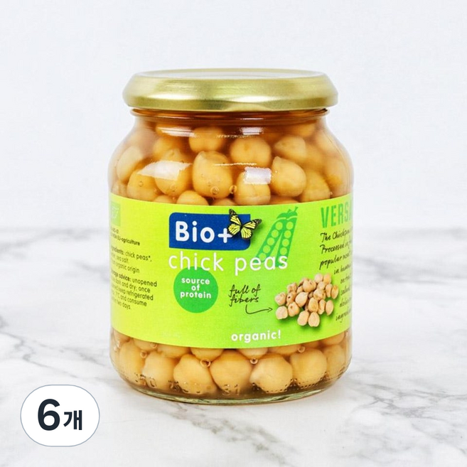 발투센 유기농 칙피, 350g, 6개