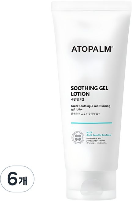 아토팜 수딩 젤 로션, 200ml, 6개