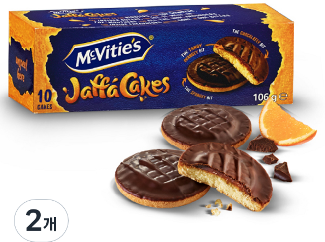 맥비티 자파케익, 106g, 2개