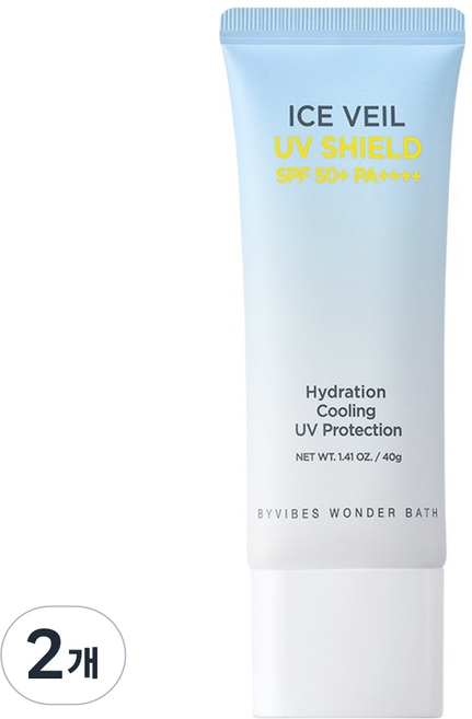 WONDER BATH 曹成雅 冰紗防曬霜 SPF50+ PA++++, 2個, 40ml