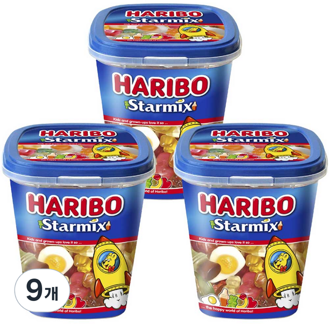 HARIBO 綜合明星軟糖, 175g, 9個