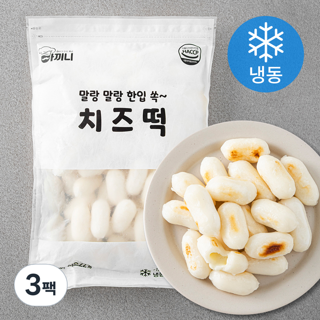 아끼니 치즈떡 (냉동), 1kg, 1개입, 3개