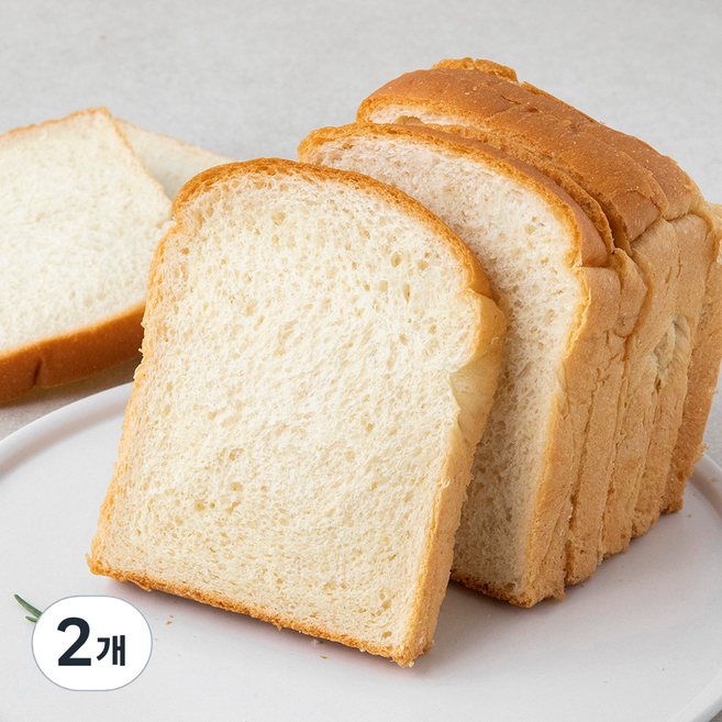 브로드카세 발효종 순수우유식빵, 490g, 2개