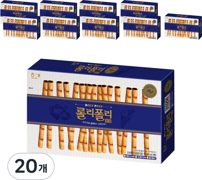 롤리폴리 초코, 196g, 20개