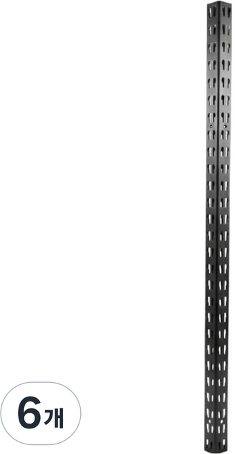 피피랙 기둥 900mm 6R11B00000090, 블랙, 6개