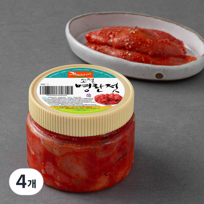 강경신안상회 소절명란젓 (냉장), 500g, 4개