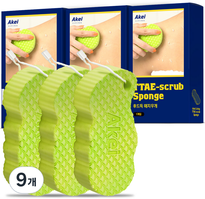 아케이 리빙 후드득 때지우개, 1개입, 9개