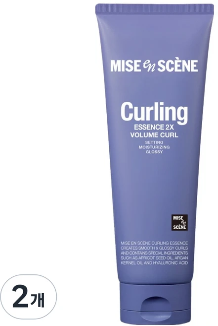 미쟝센 컬링 에센스 2X 볼륨 컬 크림, 250ml, 2개 - 쿠팡