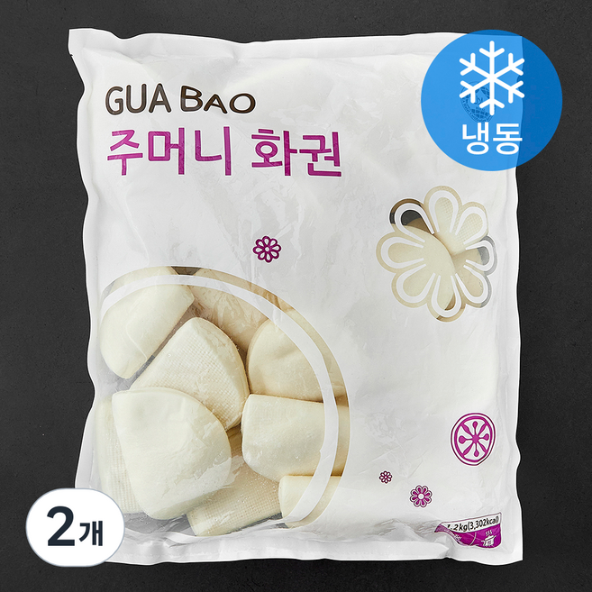 랜시 주머니화권 30개입 (냉동), 1.2kg, 2개