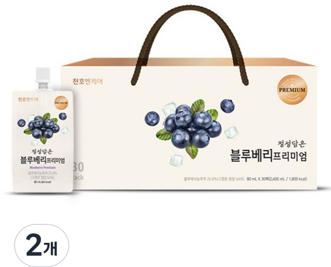 천호엔케어 블루베리 프리미엄 건강즙, 80ml, 60개
