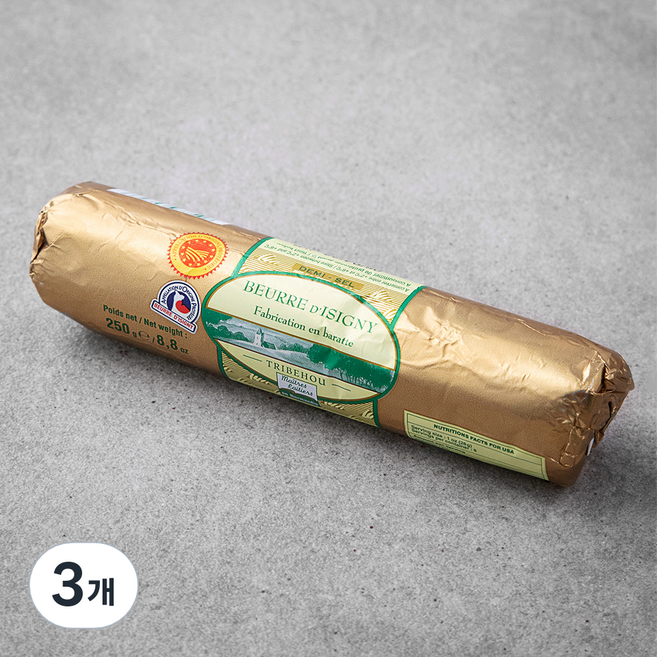 이즈니 AOP 가염버터 롤, 250g, 3개