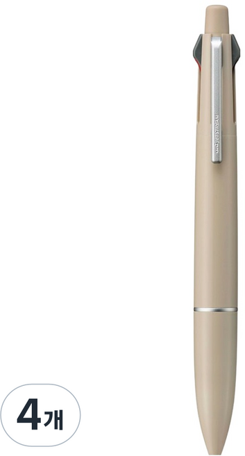 Uni 三菱 JETSTREAM Light Touch Ink 4合1多功能筆 0.5mm MSXE5-LS-0.5mm, 4個, 亮米色