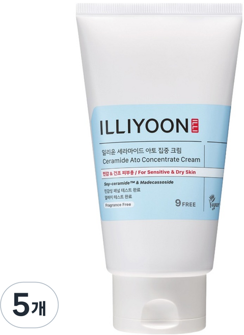 일리윤 세라마이드 아토 집중크림, 230ml, 5개