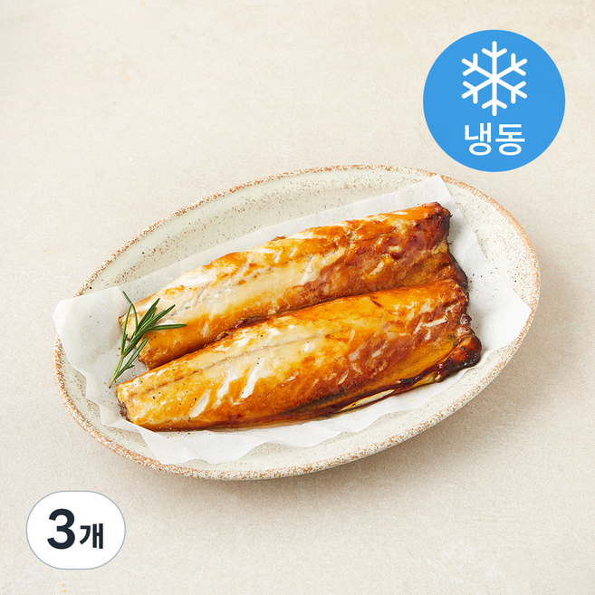 어부백서 노르웨이산 반건조 고등어 구이용 2개입 (냉동), 3개, 240g