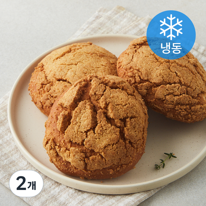 쌀소보루빵 (냉동), 80g, 3개입, 2개