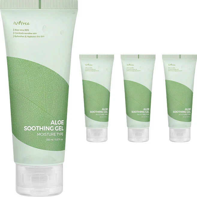 이즈앤트리 알로에 수딩 젤 촉촉한 타입, 150ml, 4개 - 쿠팡