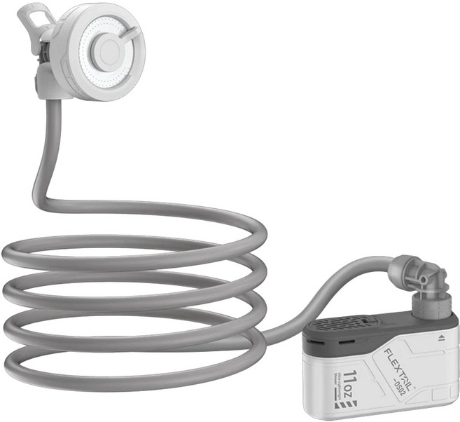 FLEXTAIL 魚尾 MAX SHOWER 電動淋浴器 620g, 白色 + 灰色, 1個