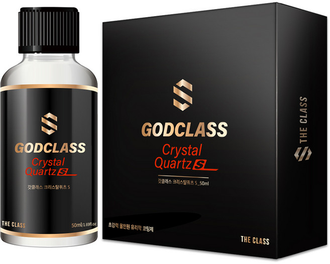 더클래스 갓클래스 크리스탈 쿼츠S 올인원 유리막 코팅제, 50ml, 1개
