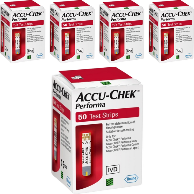 아큐첵 퍼포마 혈당시험지, 50개입, 5개