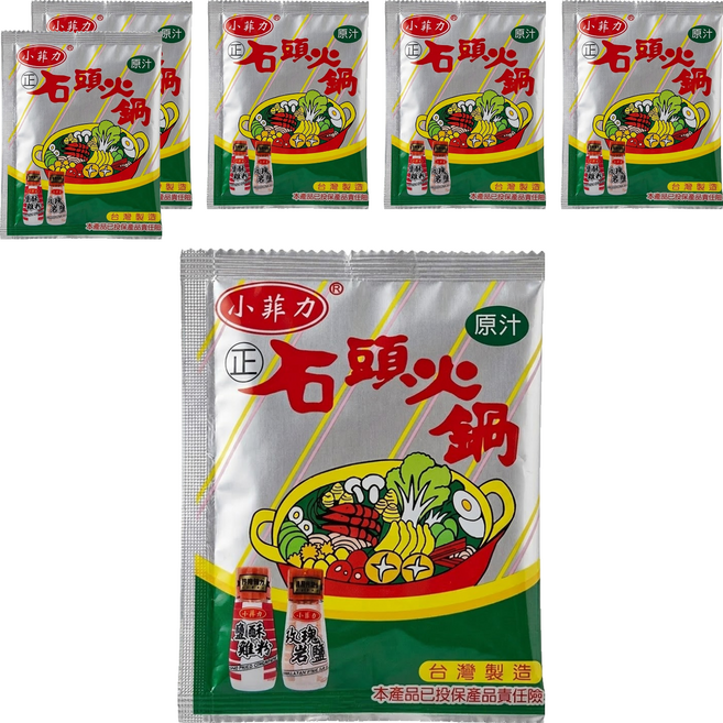 小菲力 石頭火鍋 湯底, 50g, 6包
