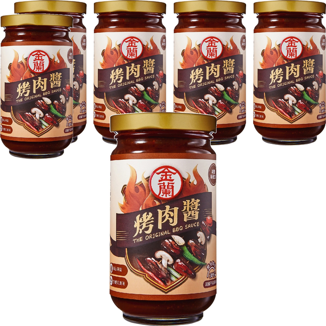 KIMLAN 金蘭 烤肉醬, 240g, 6罐