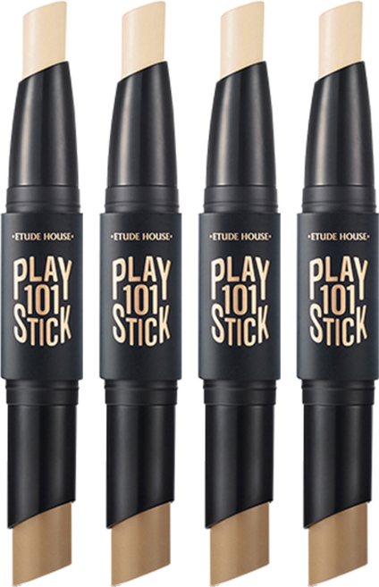 에뛰드 플레이 101 스틱 컨투어듀오 6g, 3호 내추럴, 4개