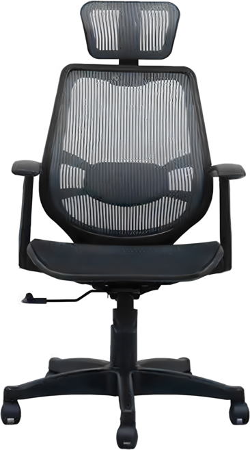 台灣製造頭枕電腦椅 AH-02, 灰色