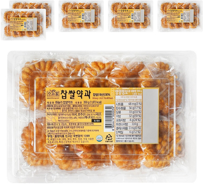 신궁전통한과 찹쌀약과 10p, 350g, 6개
