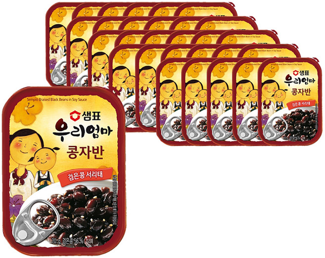 샘표 우리엄마 콩자반, 70g, 30개