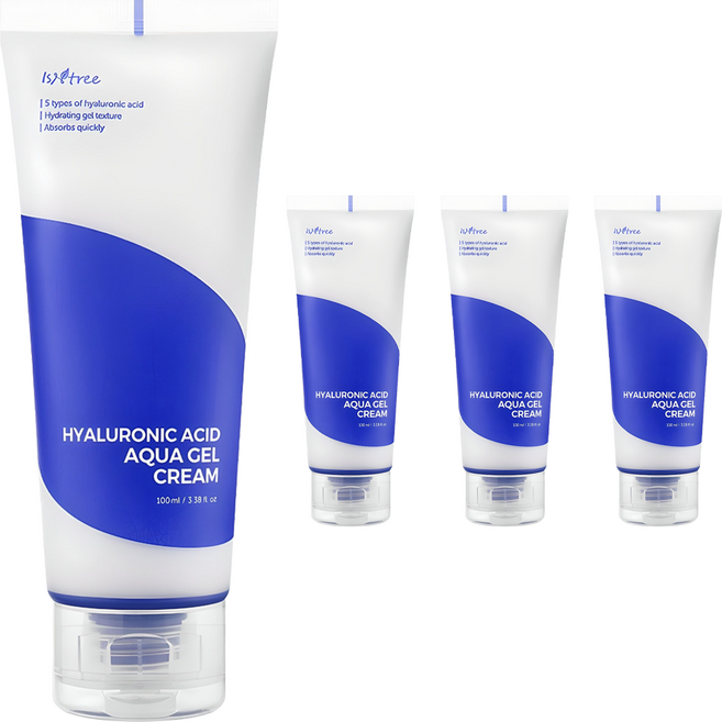 이즈앤트리 히아루론산 아쿠아 젤크림, 100ml, 4개