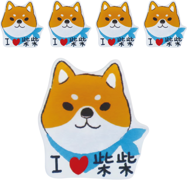 Sunny 三瑩文具 柴之助造型磁鐵, 大頭, 5個