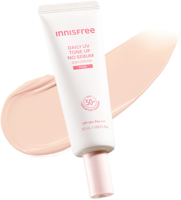 이니스프리 데일리 유브이 톤업 선크림 핑크 SPF50+ PA++++, 1개, 50ml