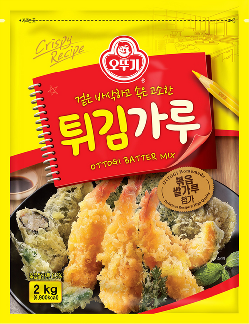 오뚜기 튀김가루, 2kg, 1개