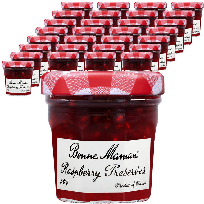 본마망 라스베리 잼, 30g, 30개