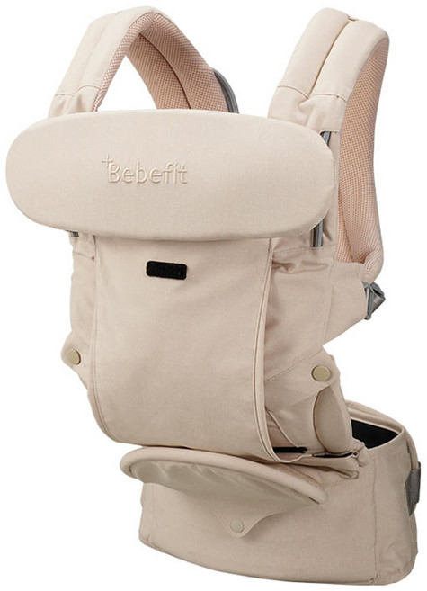 베베핏 시그니처7 힙시트 올인원 아기띠, 크림베이지