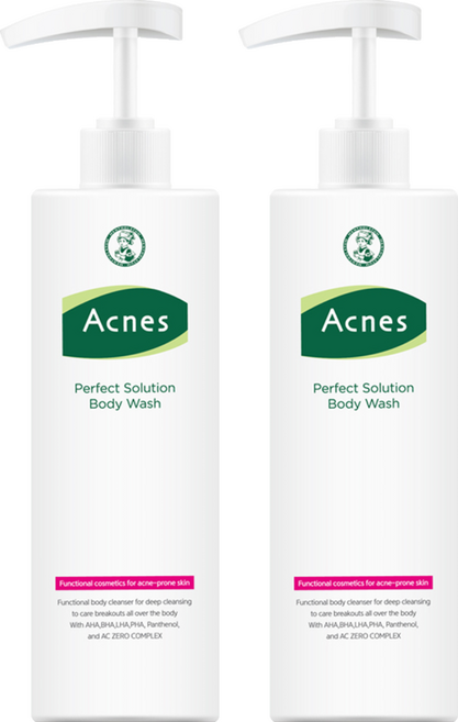아크네스 퍼펙트 솔루션 바디워시, 500ml, 2개