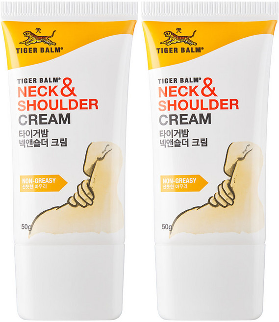 타이거밤 넥앤숄더 크림, 50g, 2개