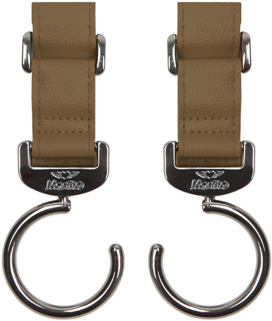 마니또 스타일러 유모차 걸이 고정형, 블랙펄 브라운, 2개