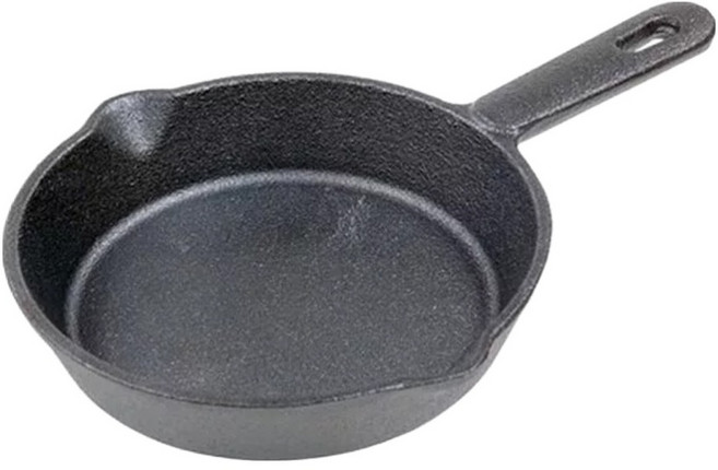 CAPTAIN STAG 鹿牌 鑄鐵迷你煎鍋, 黑色, 1個