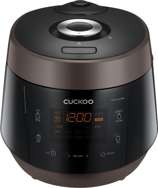 쿠쿠 전기압력밥솥 10인용, CRP-P1015FBB, 브라운