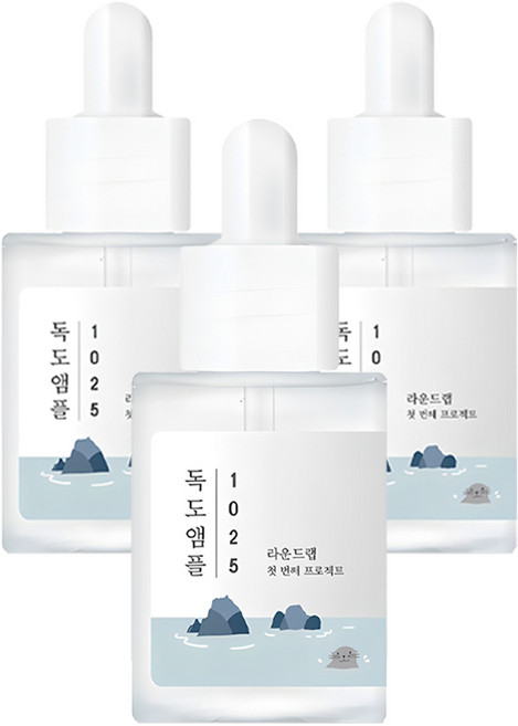 라운드랩 1025 독도 앰플, 45g, 3개