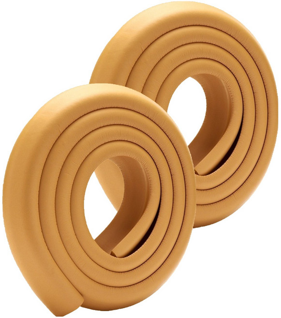 하우즈룸 두툼한 모서리 보호대, 우드, 2개