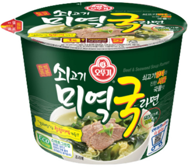 OTOKI 不倒翁 碗裝牛肉海帶湯麵 100g, 12入