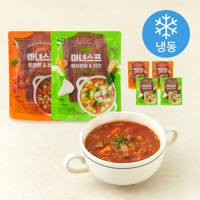 한끼통살 리얼 마녀스프 300g x 2종 x 3개입 믹스 세트 (냉동), 1세트